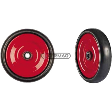 Ruota con cerchio in ferro e mozzo Diametro 300x100 mm Mozzo Ø 20x100 mm 40302 OFAS | NewgardenAgri.com