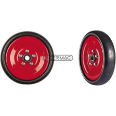 Rueda con llanta y buje de hierro. Diámetro 280x65 mm. Buje Ø 20x50 mm. 40303 OFAS | NewgardenAgri.com