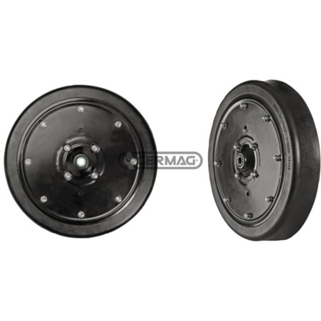 Ruota con cerchio in ferro Diametro 400x65 mm Mozzo Ø 16.20x40 mm 40480 OFAS | NewgardenAgri.com