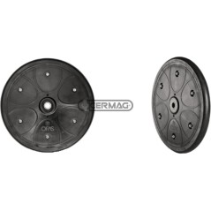 Ruota con cerchio in plastica Diametro 310x25 mm Mozzo Ø 16.80x40 mm 40483 OFAS | NewgardenAgri.com