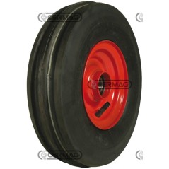 Rueda neumática direccional con rodamiento Tamaño 3.50-6 - 4PR Buje 25x51 mm 40169 | NewgardenAgri.com