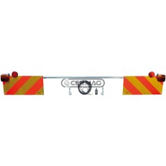 Barra de luces traseras ajustable para remolque con paneles - 12V 35457 | NewgardenAgri.com