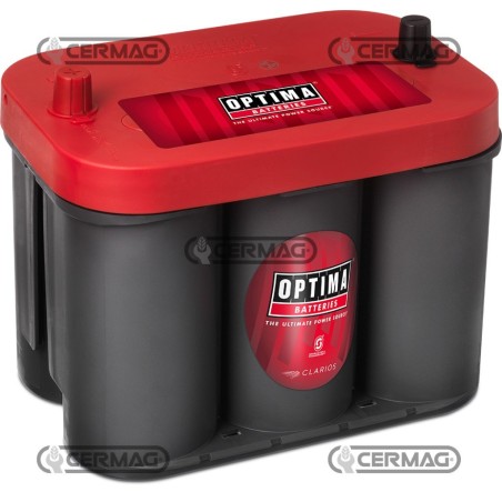 Batería de arranque OPTIMA para uso profesional. Capacidad: 50 Ah. Corriente de arranque: 815 A. 35866 Optima. | NewgardenAgr...