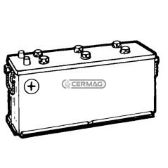 Batería estándar de 12 V - HELLA Capacidad 150 Ah Polo positivo derecho 35328 HELLA | NewgardenAgri.com