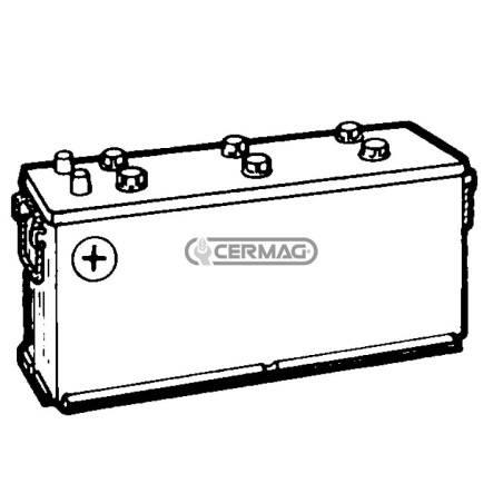 Batteria standard 12V - HELLA Capacità 150 Ah Polo positivo Destra 35328 HELLA | NewgardenAgri.com