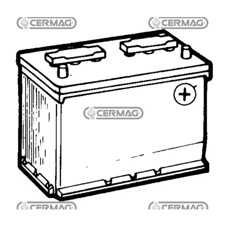 Batteria standard 12V - HELLA Capacità 95 Ah Polo positivo Destra 35385 HELLA | NewgardenAgri.com
