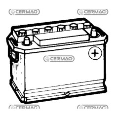 Batería estándar de 12 V - HELLA Capacidad 70 Ah Polo positivo derecho 35707 HELLA | NewgardenAgri.com