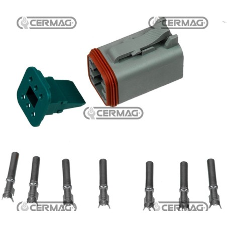 DEUTSCH 6-poliger Stecker-Anschlusssatz 35843 | NewgardenAgri.com