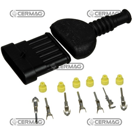 AMP/TYCO 6-fach weiblicher Anschlusssatz 36592 | NewgardenAgri.com