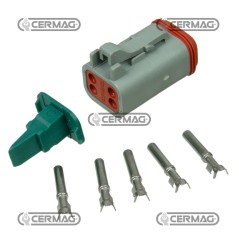 Kit connessione maschio tipo DEUTSCH 4 vie 36597 | NewgardenAgri.com