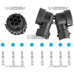 Kit connessione maschio per connettori DIN 7 vie 36604 | NewgardenAgri.com