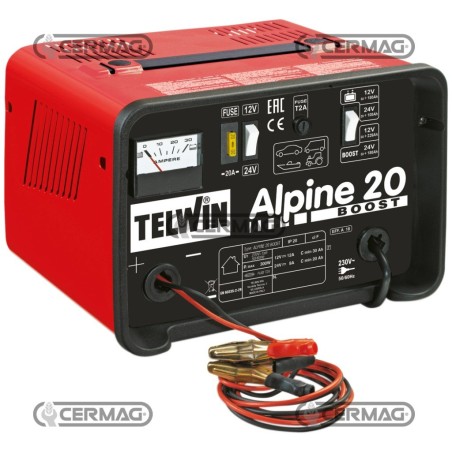 Carica batterie 12/24V - ALPINE 20 BOOST 36788 Telwin | NewgardenAgri.com