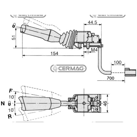 DEVIOGUIDA PER FIAT, NEW HOLLAND 35959 COBO