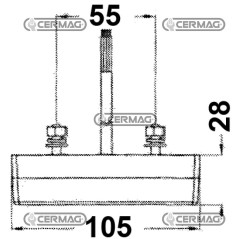 37242 LED 2-function headlight
