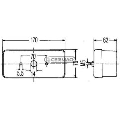 Luz de posición delantera HELLA 36301