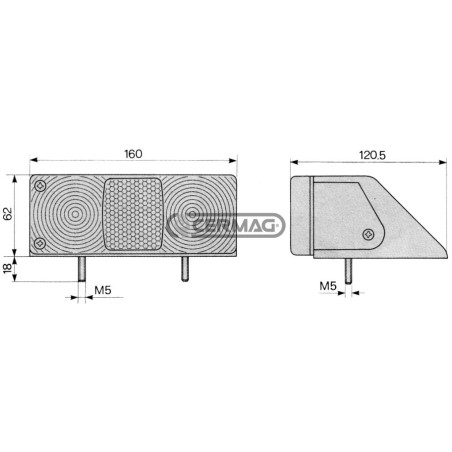 FANALE POSTERIORE PER FIAT 35881 COBO