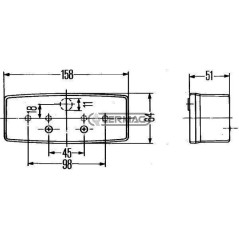 LUZ COMBINADA TRASERA DERECHA 36338 HELLA