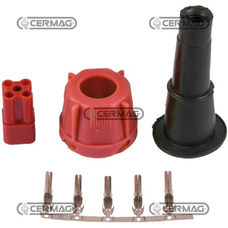 KIT DE CONECTORES ROJOS DE 5 VÍAS PARA ARTÍCULOS 36413 Y 36452 | NewgardenAgri.com