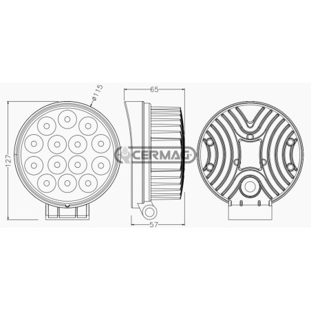 2700 lm LED-Arbeitsleuchte 95105