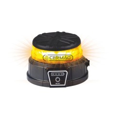 Baliza LED magnética giratoria 95121 sin control remoto ni cables.