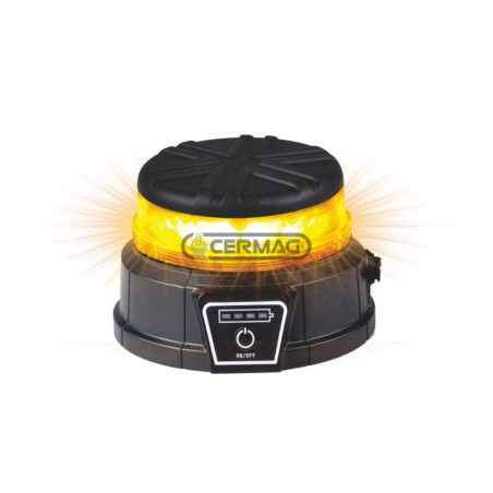 95121 Magnetische LED-Drehleuchte ohne Fernbedienung und Kabel