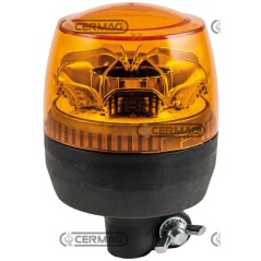 Baliza giratoria LED de 12/24 V con base de varilla rígida 36642 Fabricada en Italia | NewgardenAgri.com