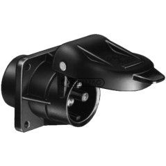 PRESA GIUNTO 3 POLI FLANGIA QUADRATA 12/24V 2x25A + 1x5A 36040 | NewgardenAgri.com