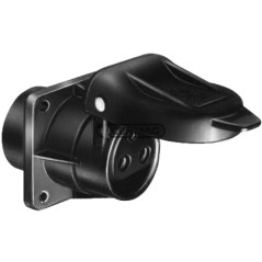 PRESA GIUNTO 3 POLI FLANGIA QUADRATA 12/24V 2x25A + 1x5A 36041 | NewgardenAgri.com