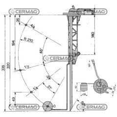 INDICATORE DI LIVELLO CARBURANTE PER FIAT 36487 COBO