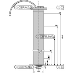 indicatore livello carburante SAME 37008 COBO
