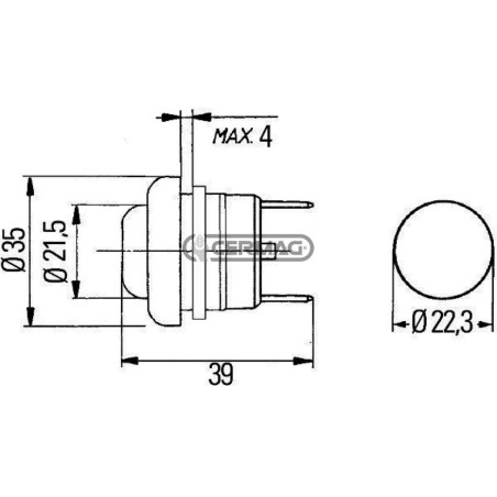 Interruttore 36380 HELLA