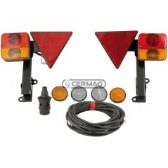 Kit de luces de 12 V montadas sobre un soporte con resorte 35263 | NewgardenAgri.com