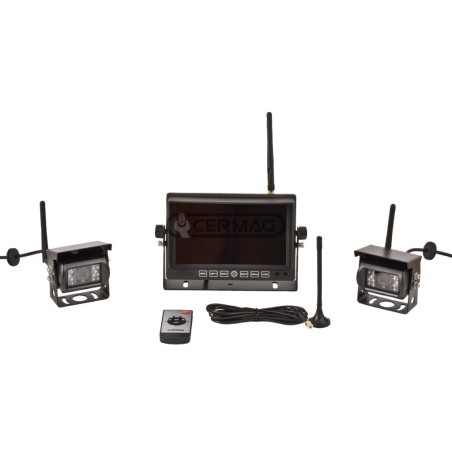 12-24 Volt drahtloses Kamera-Set mit zwei Kameras 36458 | NewgardenAgri.com