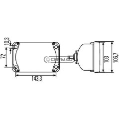 PROIETTORE PRINCIPALE H4 36278