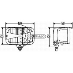 PROIETTORE PRINCIPALE H4 36285 HELLA