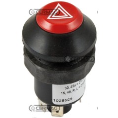 Botón rojo con símbolo de emergencia 36229 PNEUTRON | NewgardenAgri.com
