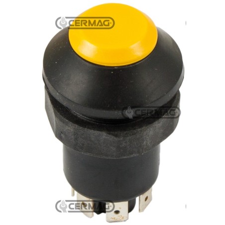 Botón amarillo con símbolo de neutralidad 36234 PNEUTRON | NewgardenAgri.com
