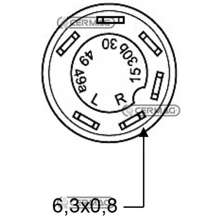 Botón verde con símbolo de neutralidad 36240 PNEUTRON