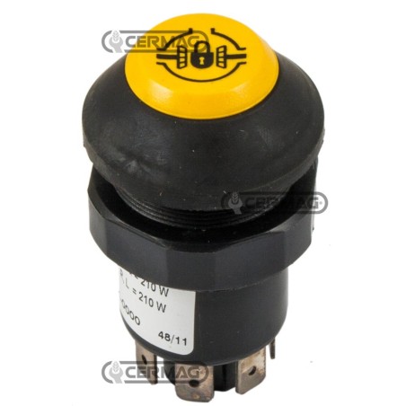 Pulsante con simbolo bloccaggio differenziale 36246 PNEUTRON | NewgardenAgri.com
