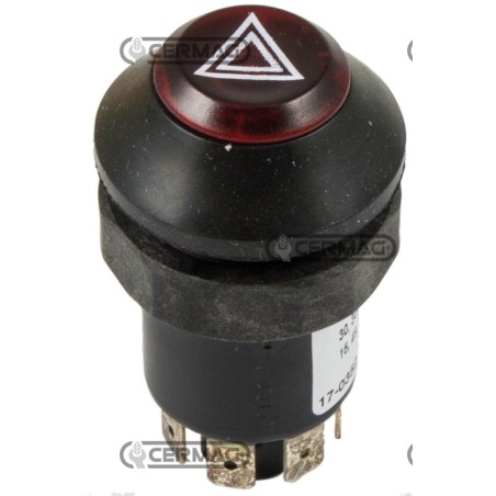 Botón de emergencia con el símbolo 36247 PNEUTRON | NewgardenAgri.com