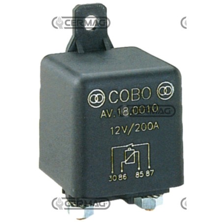 Relè di potenza Tensione 12 V Intensità di corrente 200 A 36201 COBO | NewgardenAgri.com