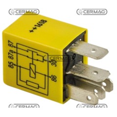 Microrelé conmutado ON-OFF de 5 pines. Voltaje: 24 V. Corriente: 10/20 A. 36613 COBO | NewgardenAgri.com