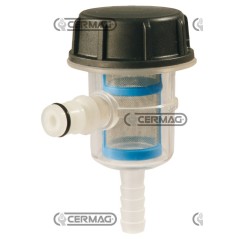 Mini filtro de succión para bombas de diafragma con conexión 3D 26917 | NewgardenAgri.com