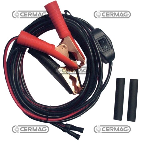 Cavo alimentazione 12V con pinze per 28330 28336 | NewgardenAgri.com