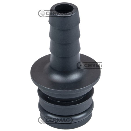 Raccordo diritto con portagomma Diametro del tubo 10 mm 28439 | NewgardenAgri.com