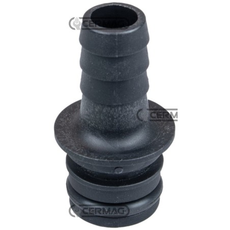 Raccordo diritto con portagomma Diametro del tubo 13 mm 28444 | NewgardenAgri.com