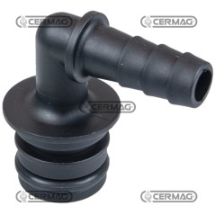 90°-Winkelstück mit Schlauchhalter, Rohrdurchmesser 10 mm, 28447 | NewgardenAgri.com