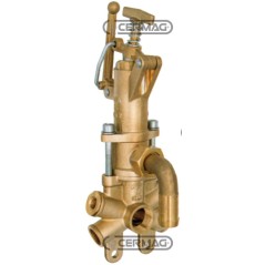 6-way control valve with curved connection Max pressure 70 Bar 28579 COMET | NewgardenAgri.com