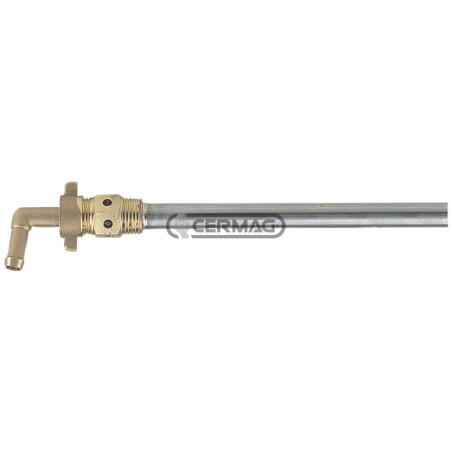 MEZCLADOR HIDRONEUMÁTICO DE BARRIL CON CONECTOR CURVO DE Ø 10 25078 | NewgardenAgri.com