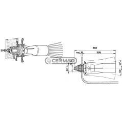 26233 ARAG INSPECTABLE ORIENTABLE HYDRAULIC AGITATOR